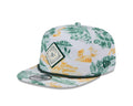 Oakland Athletics MLB New Era Men White Cord Golfer Printed Snapback product image 1, provided for visual reference and