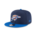 Oklahoma City Thunder NBA New Era Men Navy/Blue 9Fifty Two Tone Snapback product image 1, provided for visual reference and
