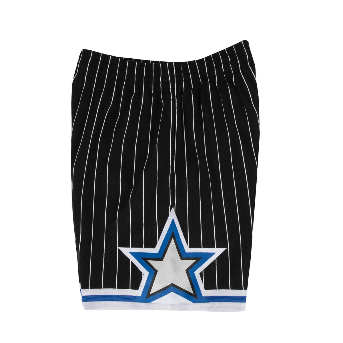 Orlando Magic NBA Mitchell & Ness Men Black 1994-95 Hardwood Classics Swingman Shorts product image 3, provided for visual