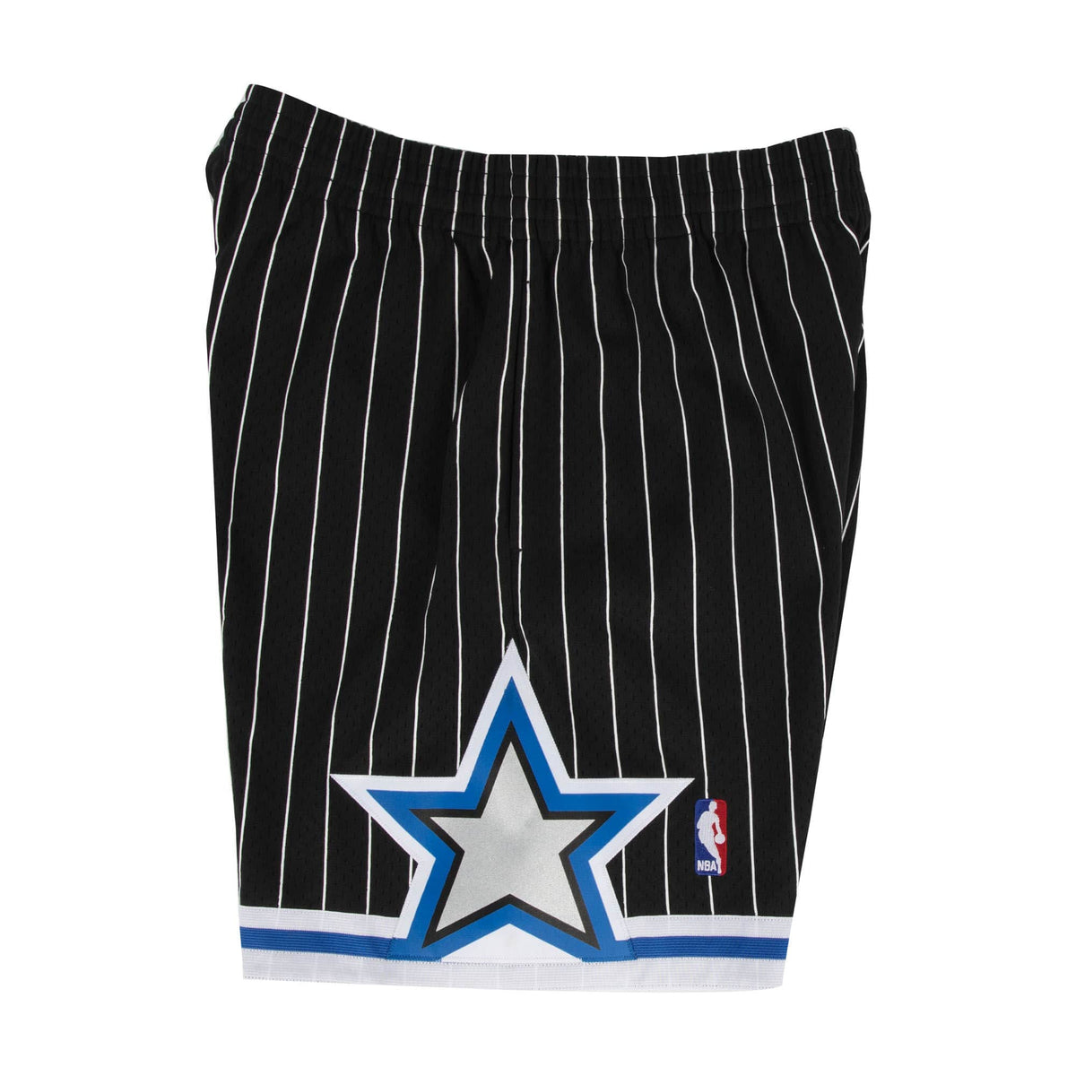 Orlando Magic NBA Mitchell & Ness Men Black 1994-95 Hardwood Classics Swingman Shorts product image 2, provided for visual