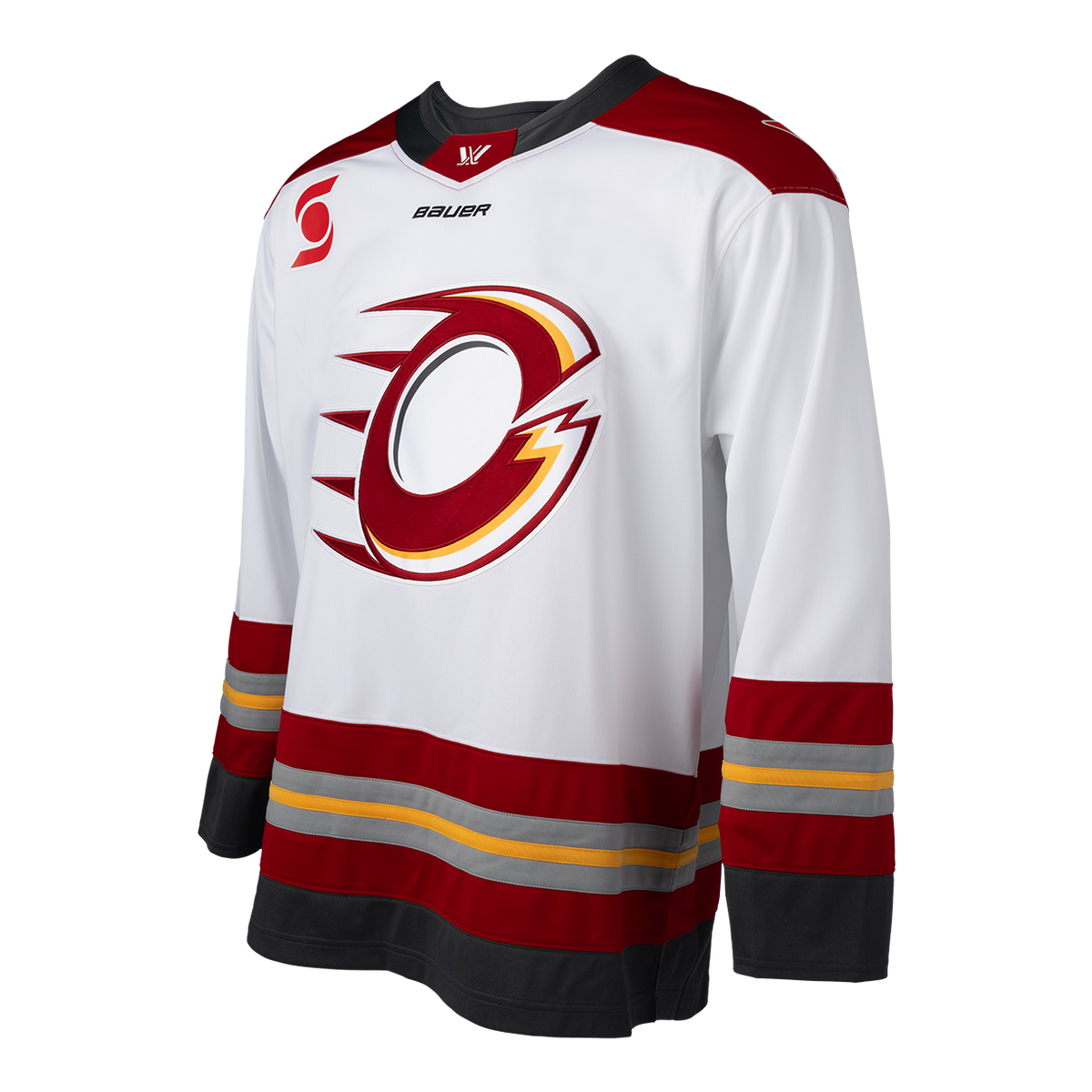 Ottawa Charge PWHL Bauer Unisex White 2025 Replica Away Jersey product image 3, provided for visual reference and product