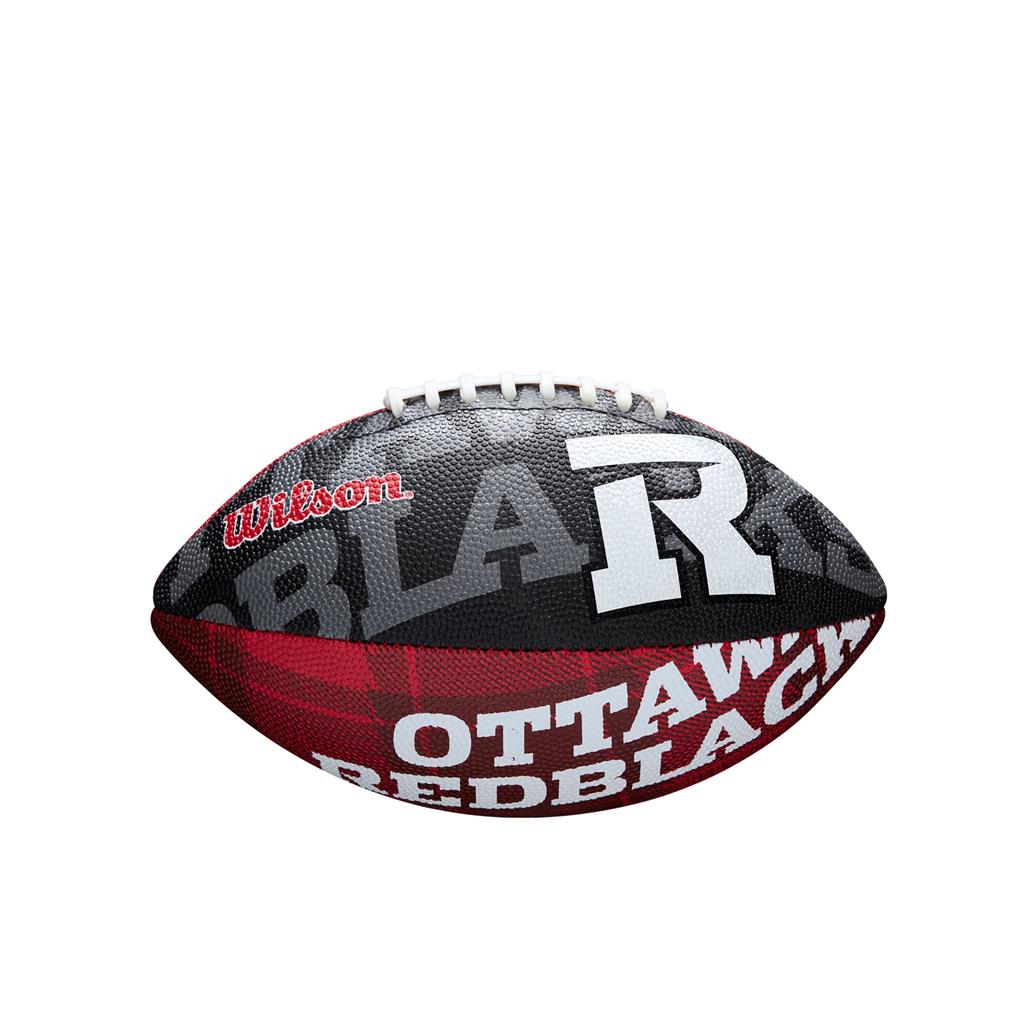 Ottawa Redblacks CFL Wilson Wraparound Mini Football product image 1, provided for visual reference and product detail review