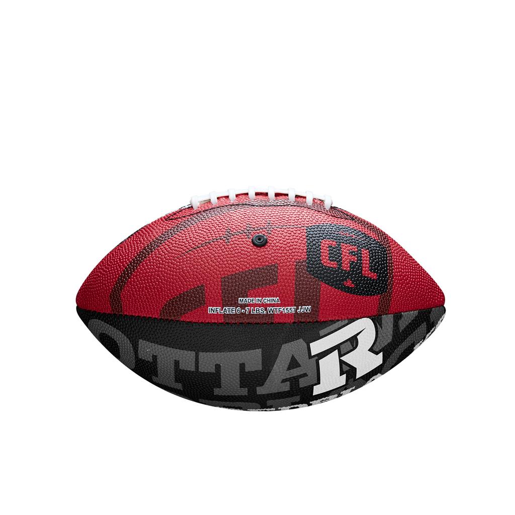 Ottawa Redblacks CFL Wilson Wraparound Mini Football product image 2, provided for visual reference and product detail review