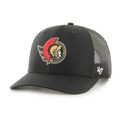 Ottawa Senators NHL 47 Brand Men Black Trucker Snapback product image 1, provided for visual reference and product detail