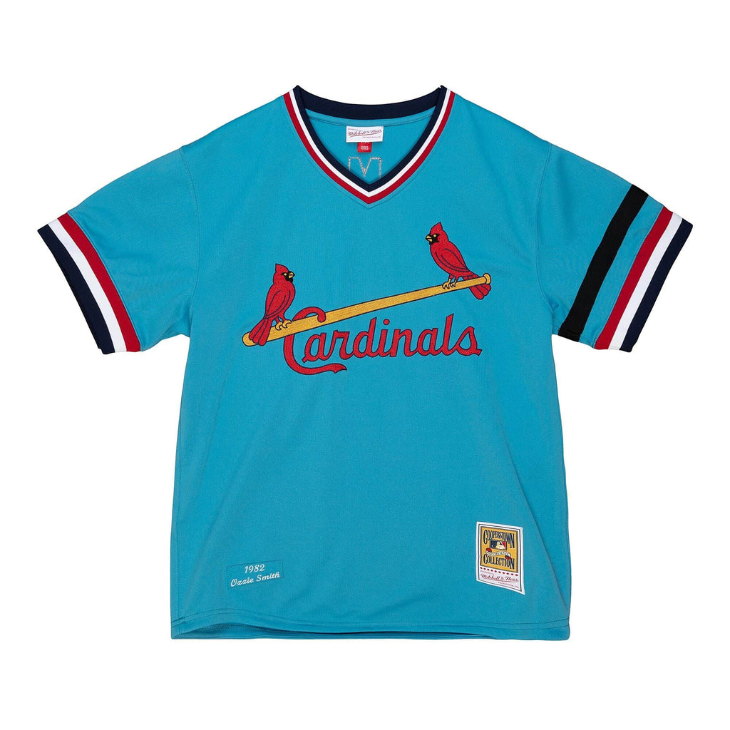 Ozzie Smith St Louis Cardinals MLB Mitchell & Ness Men Light Blue 1982 Authentic Jersey product image 2, provided for visual