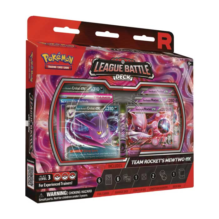 Pokémon TCG League Battle Deck Team Rocket’s Mewtwo EX product image 1, provided for visual reference and product detail