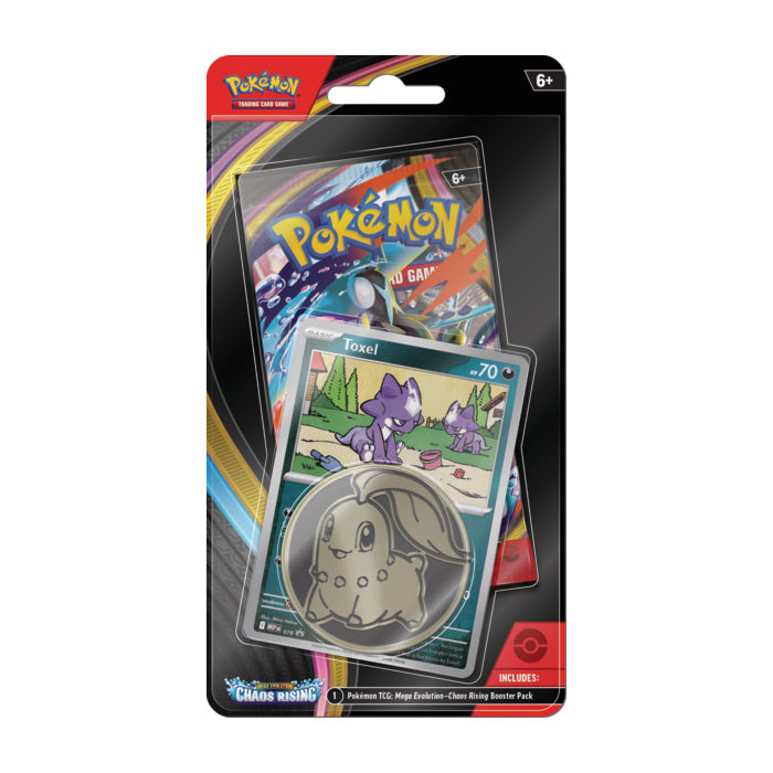 Pokémon TCG Mega Evolution ME04 Chaos Rising Checklane Blister Pack product image 1, provided for visual reference and