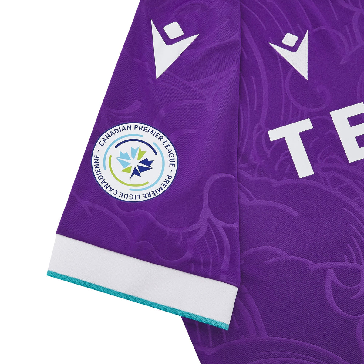 Pacific FC CPL Macron Men Purple 2025/26 Primary Match Jersey product image 4, provided for visual reference and product