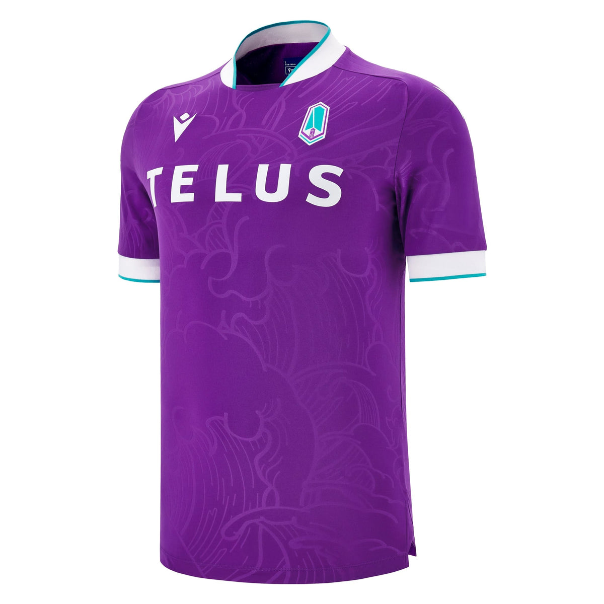 Pacific FC CPL Macron Men Purple 2025/26 Primary Match Jersey product image 1, provided for visual reference and product