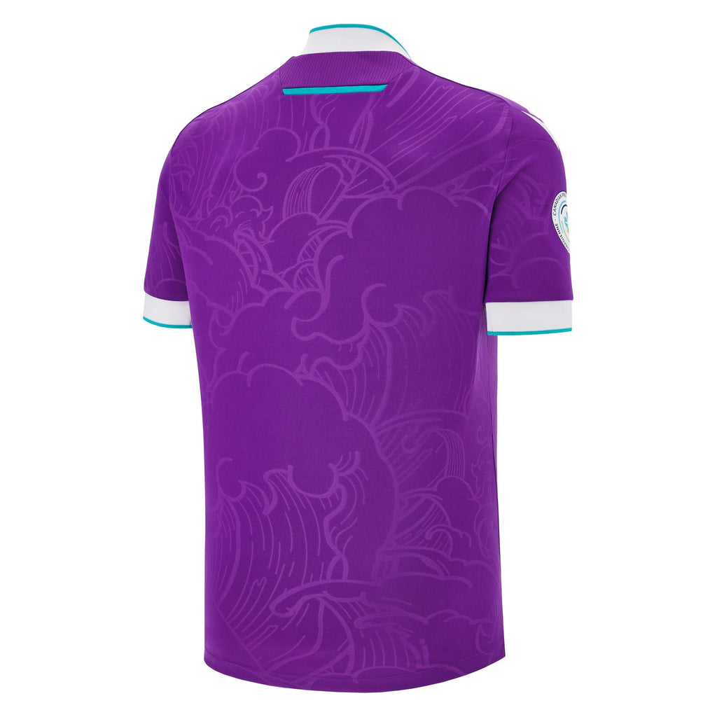 Pacific FC CPL Macron Men Purple 2025/26 Primary Match Jersey product image 2, provided for visual reference and product