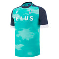 Pacific FC CPL Macron Men Teal 2025/26 Alternate Match Jersey product image 1, provided for visual reference and product