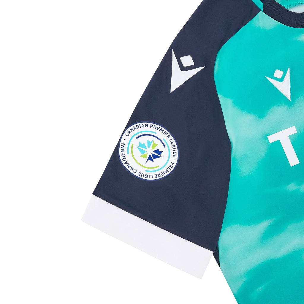 Pacific FC CPL Macron Men Teal 2025/26 Alternate Match Jersey product image 5, provided for visual reference and product