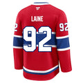 Patrik Laine Montreal Canadiens NHL Fanatics Branded Men Red Premium Jersey product image 1, provided for visual reference