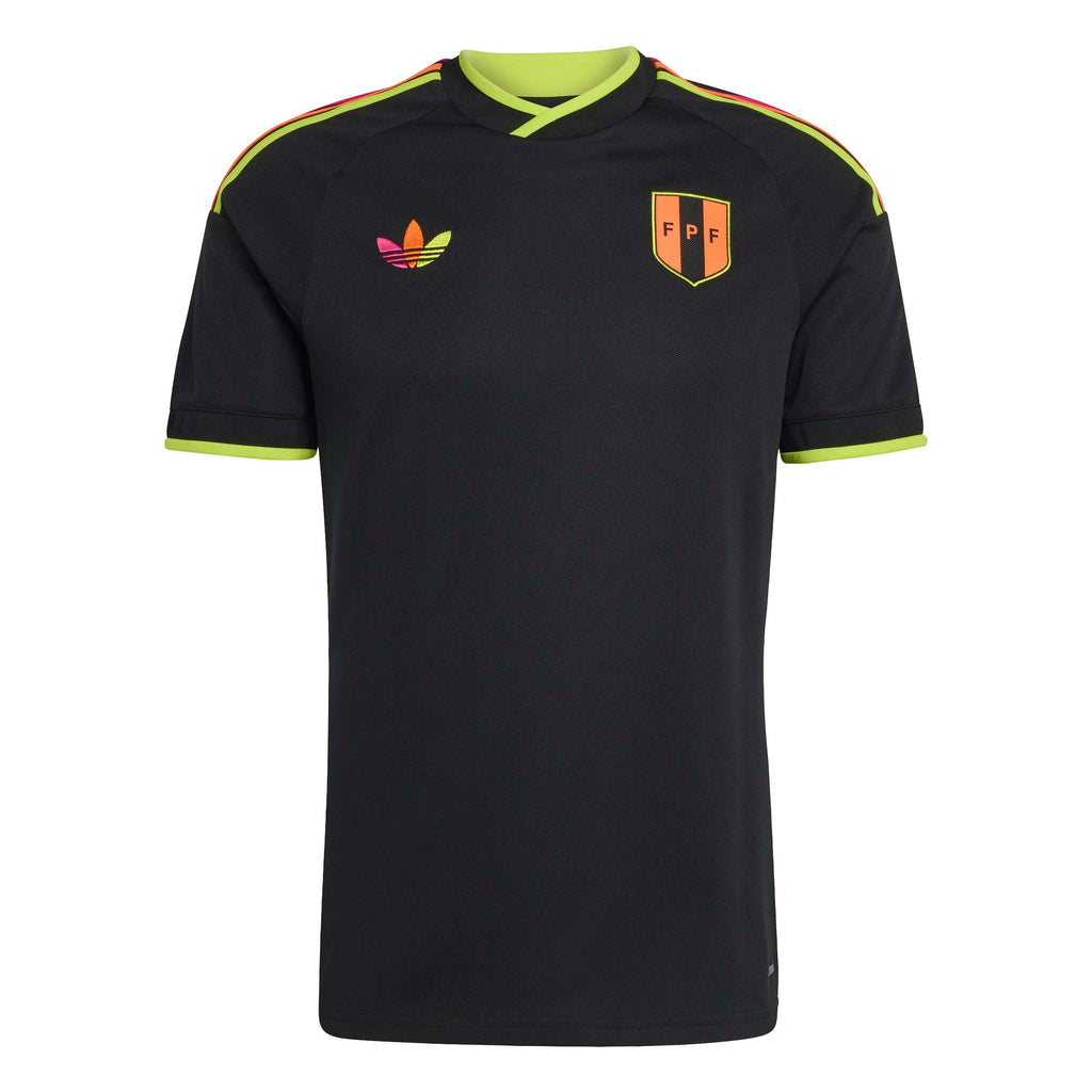 Peru National Team FIFA Adidas Men Black 2026 Replica Away Jersey product image 1, provided for visual reference and product