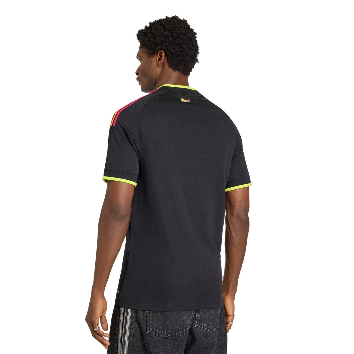 Peru National Team FIFA Adidas Men Black 2026 Replica Away Jersey product image 4, provided for visual reference and product