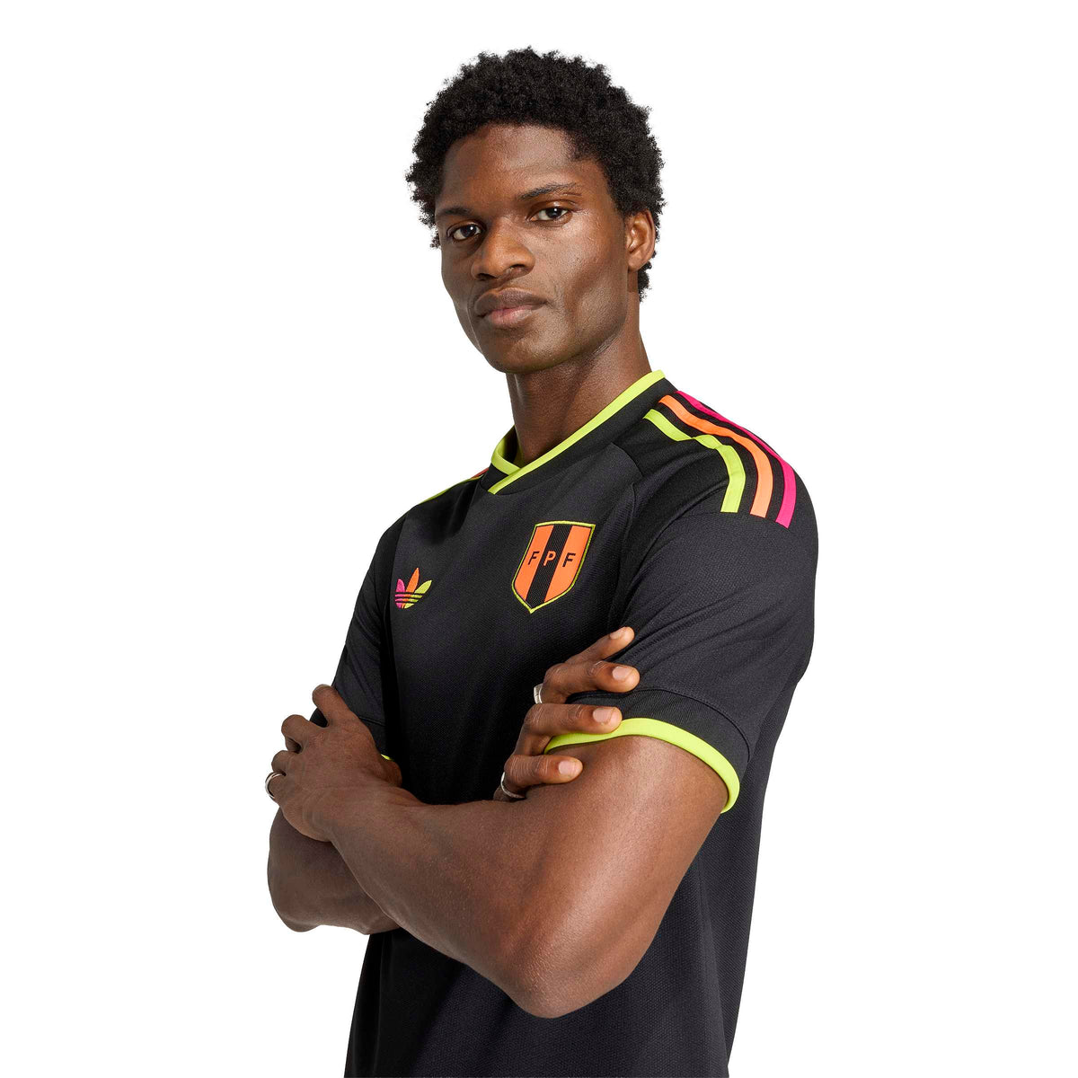 Peru National Team FIFA Adidas Men Black 2026 Replica Away Jersey product image 6, provided for visual reference and product