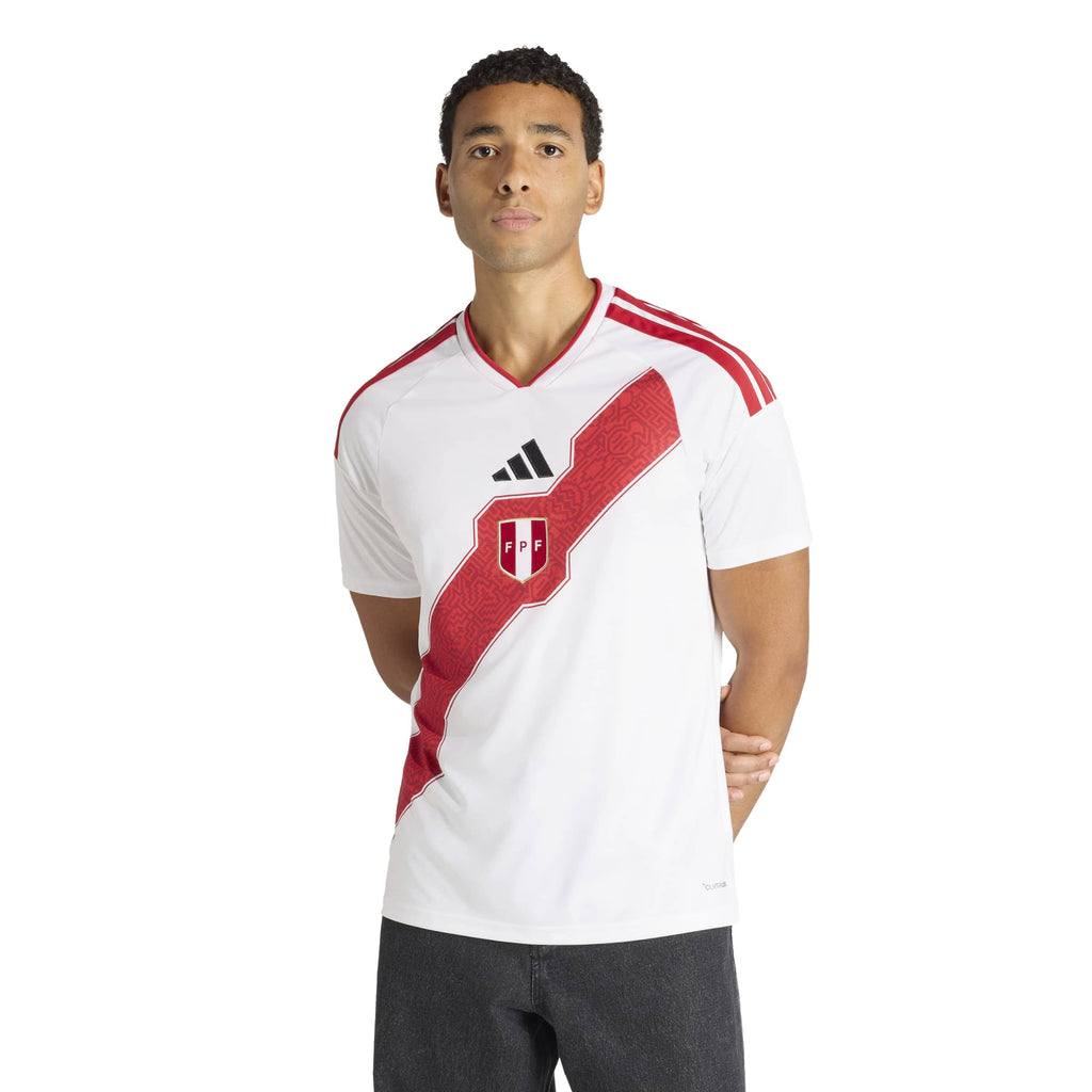 Peru National Team FIFA Adidas Men White 2026 Replica Home Jersey product image 3, provided for visual reference and product