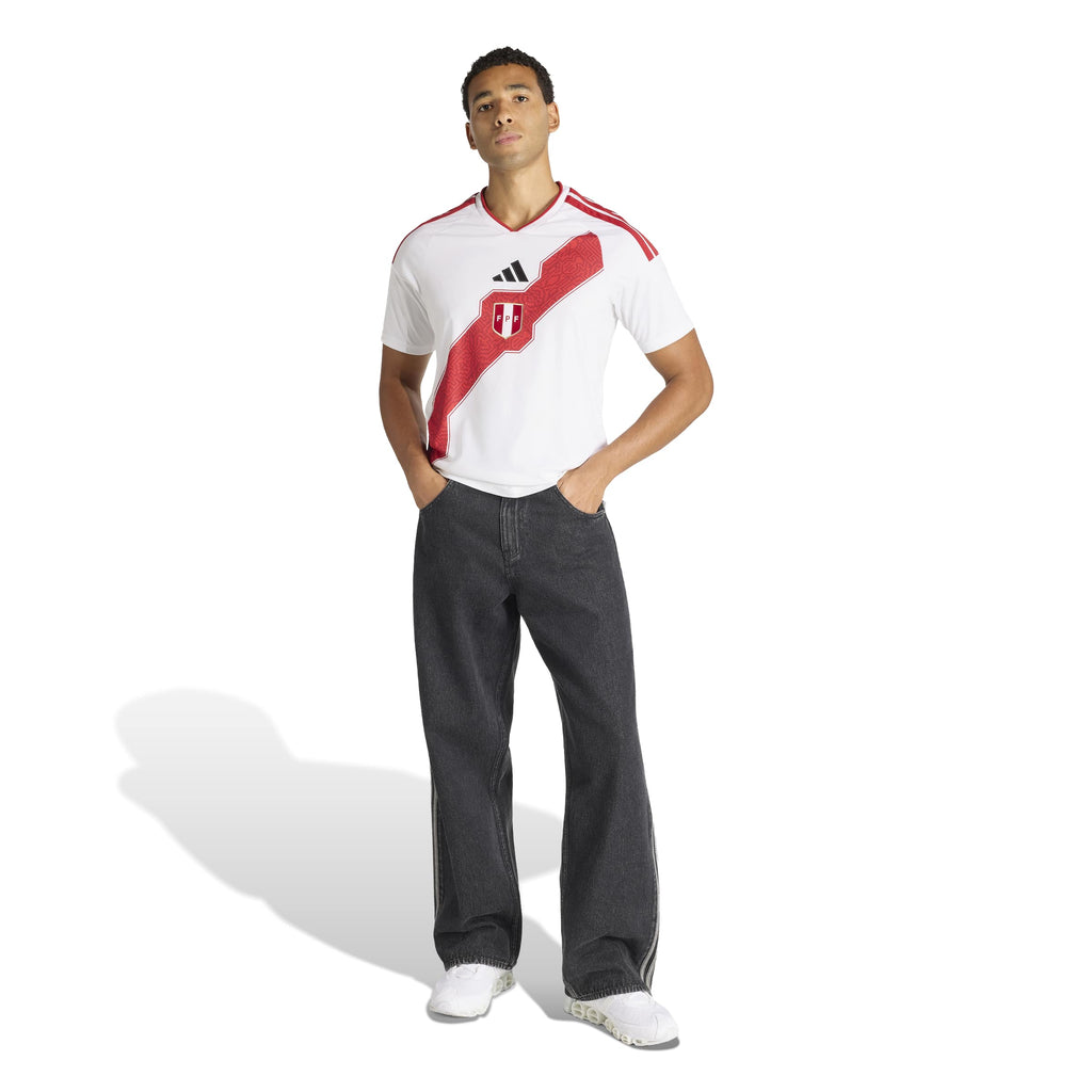 Peru National Team FIFA Adidas Men White 2026 Replica Home Jersey product image 6, provided for visual reference and product