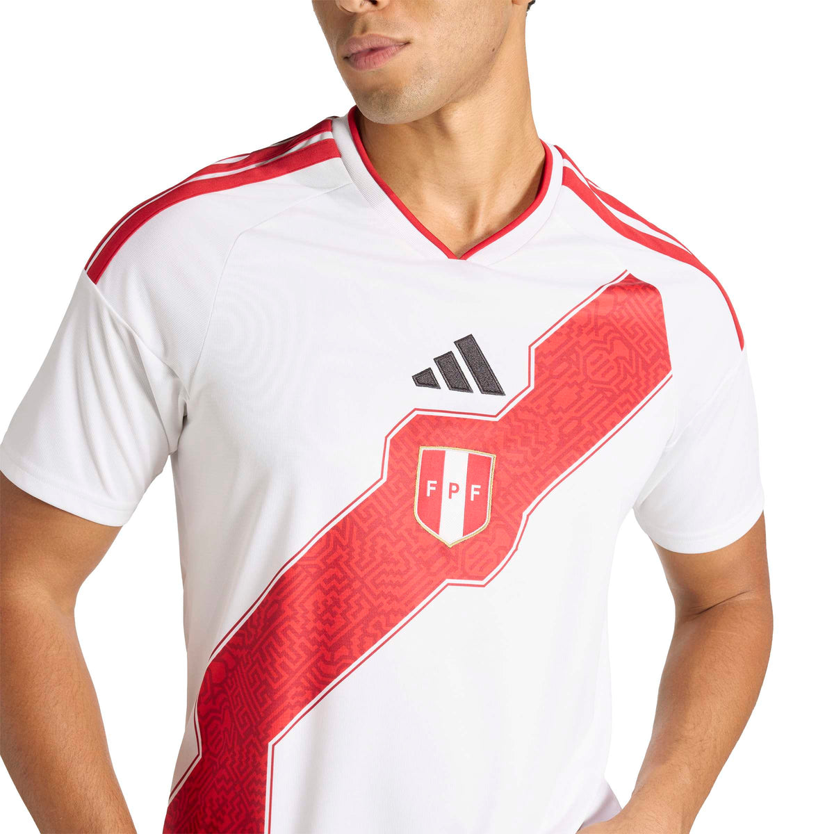 Peru National Team FIFA Adidas Men White 2026 Replica Home Jersey product image 7, provided for visual reference and product