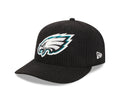 Philadelphia Eagles NFL New Era Men Black 59Fifty Chenille Pop Fitted Hat product image 1, provided for visual reference and