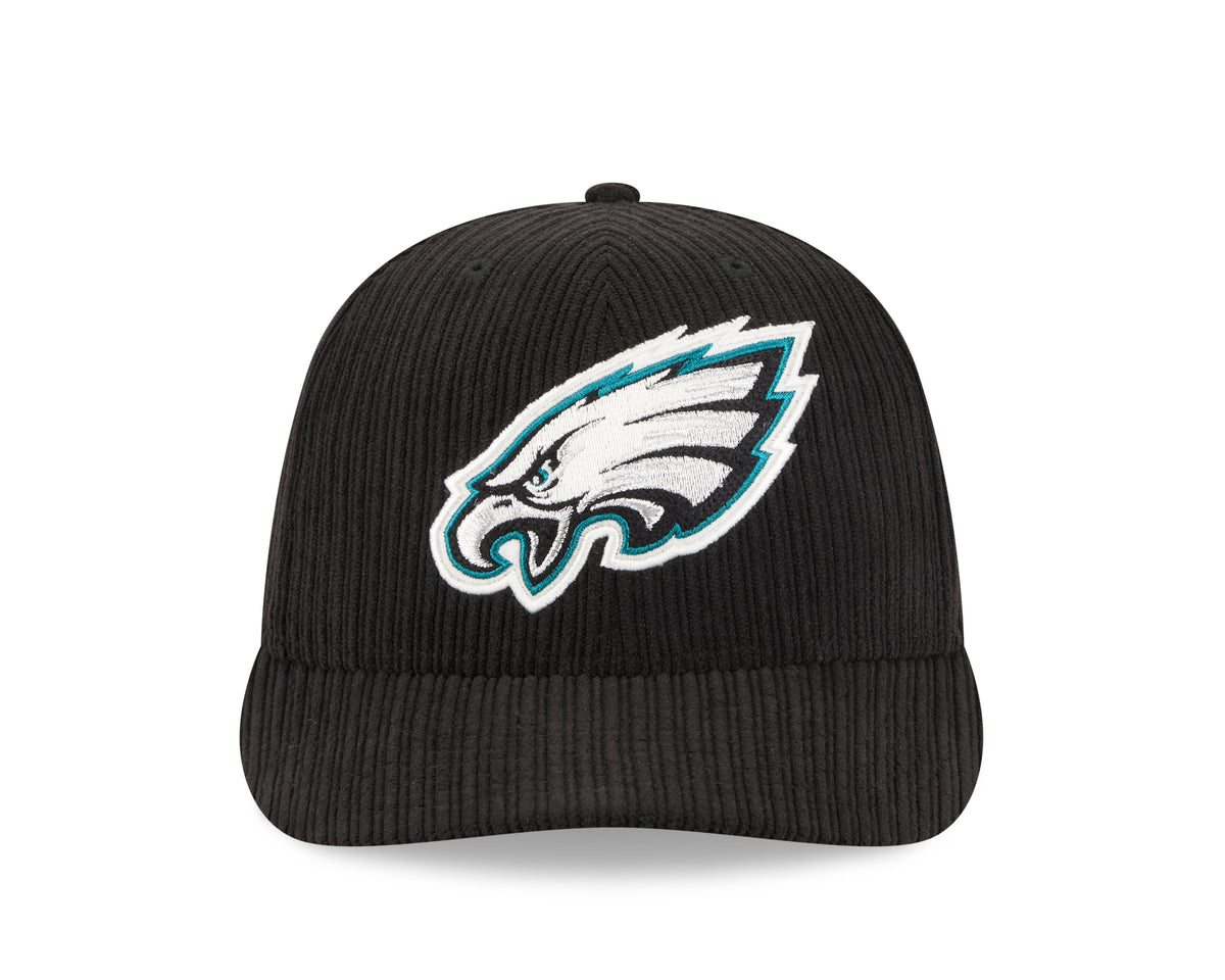 Philadelphia Eagles NFL New Era Men Black 59Fifty Chenille Pop Fitted Hat product image 3, provided for visual reference and