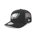Philadelphia Eagles NFL New Era Men Black 9Seventy Stretch Trucker Snapback product image 1, provided for visual reference