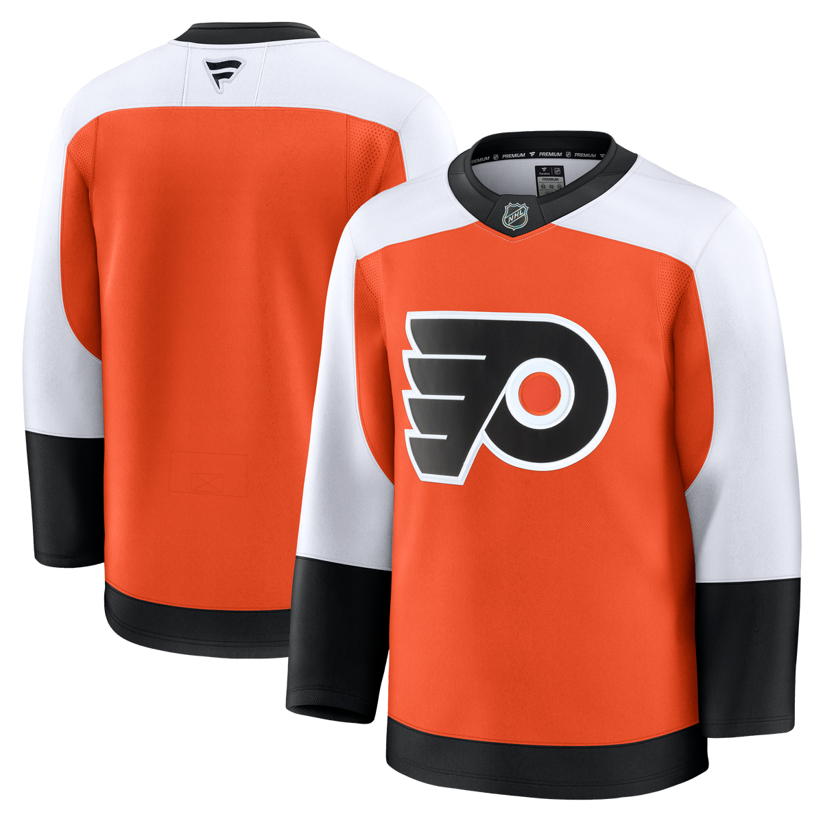 Philadelphia Flyers NHL Fanatics Branded Men Orange Premium Jersey product image 3, provided for visual reference and
