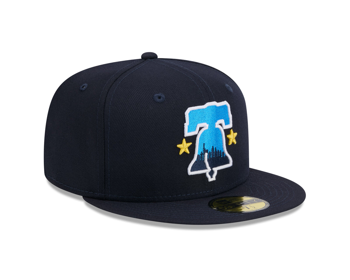 Philadelphia Phillies MLB New Era Men Black 59Fifty 2024 City Connect Fitted Hat product image 3, provided for visual