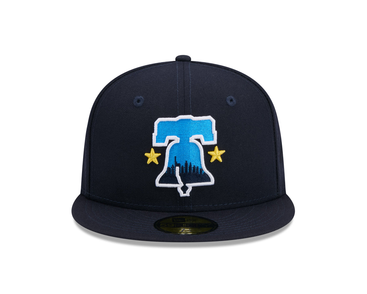 Philadelphia Phillies MLB New Era Men Black 59Fifty 2024 City Connect Fitted Hat product image 4, provided for visual