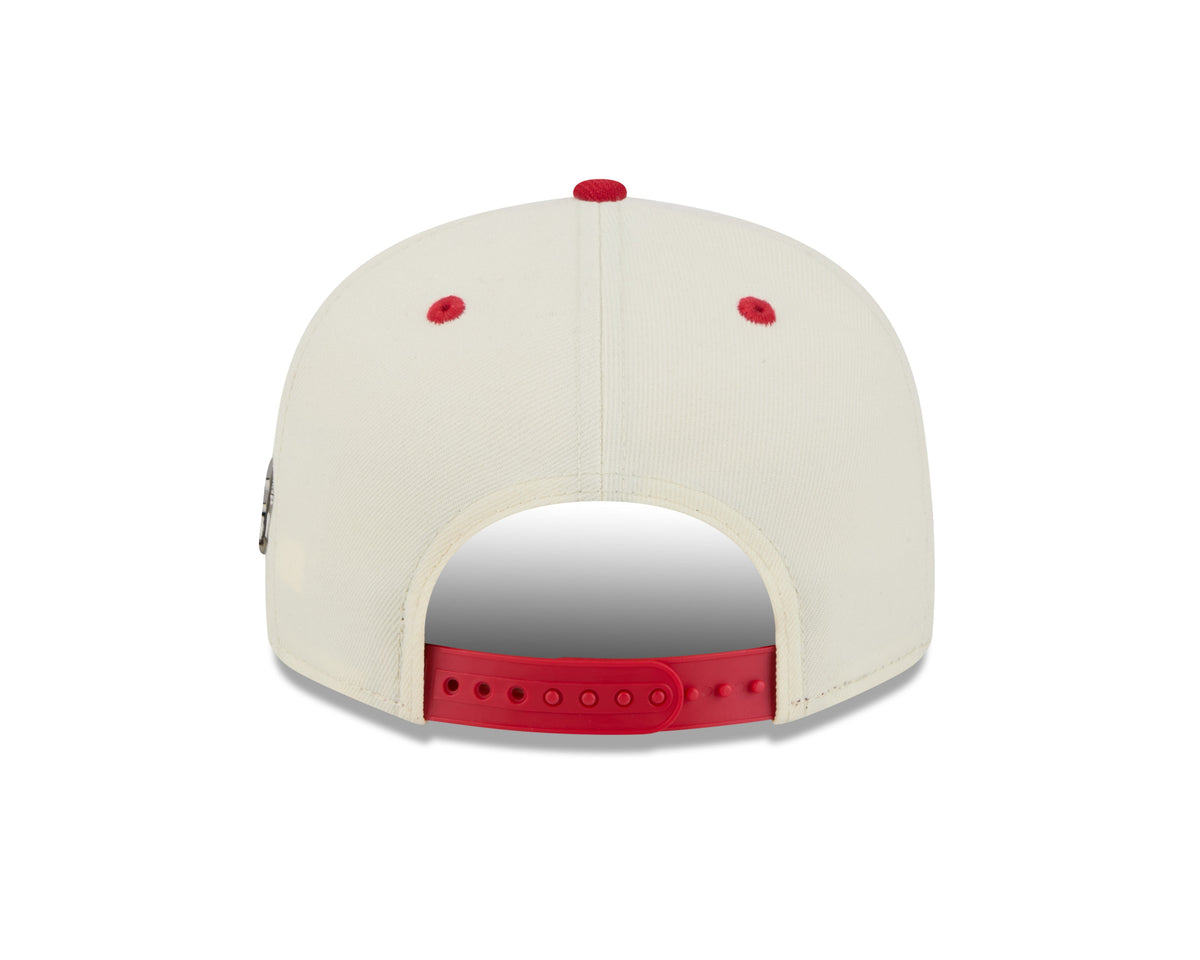 Philadelphia Phillies MLB New Era Men Cream/Red 9Fifty Mascot Pin Snapback product image 2, provided for visual reference