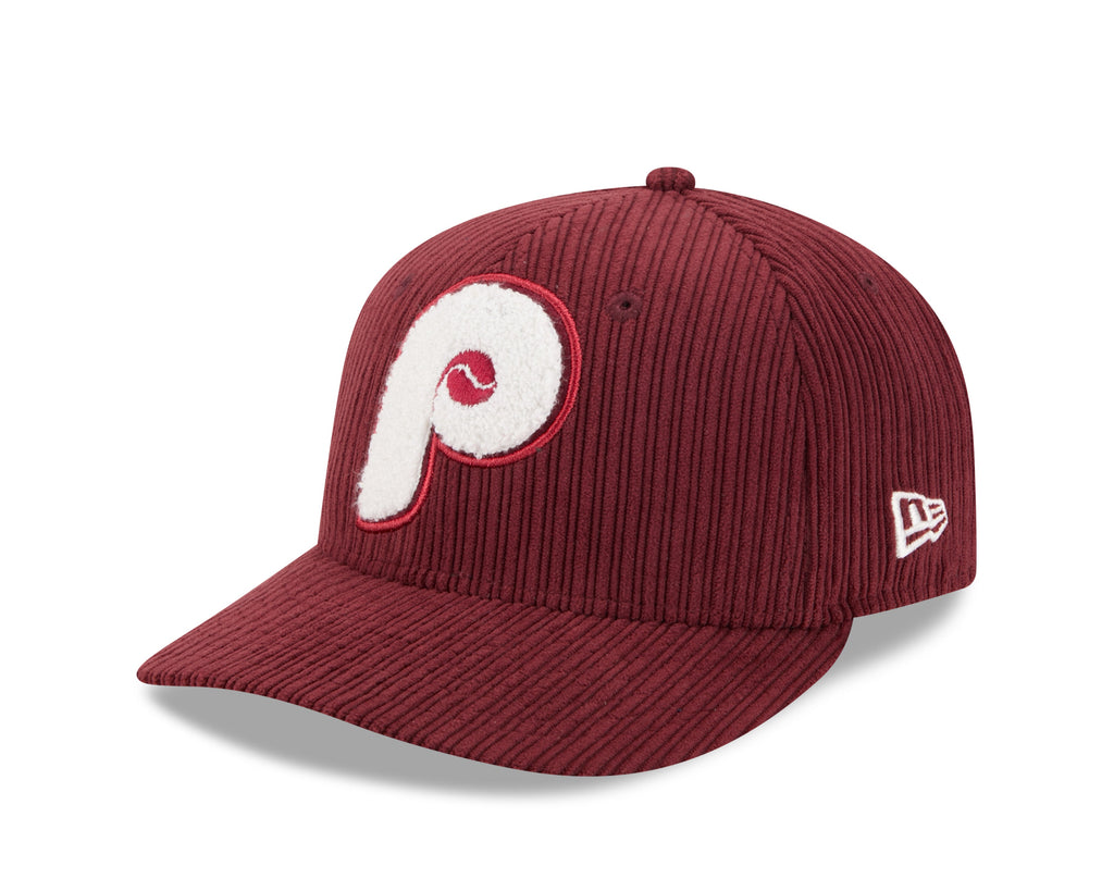 Philadelphia Phillies MLB New Era Men Maroon 59Fifty Cooperstown Chenille Pop Fitted Hat product image 1, provided for