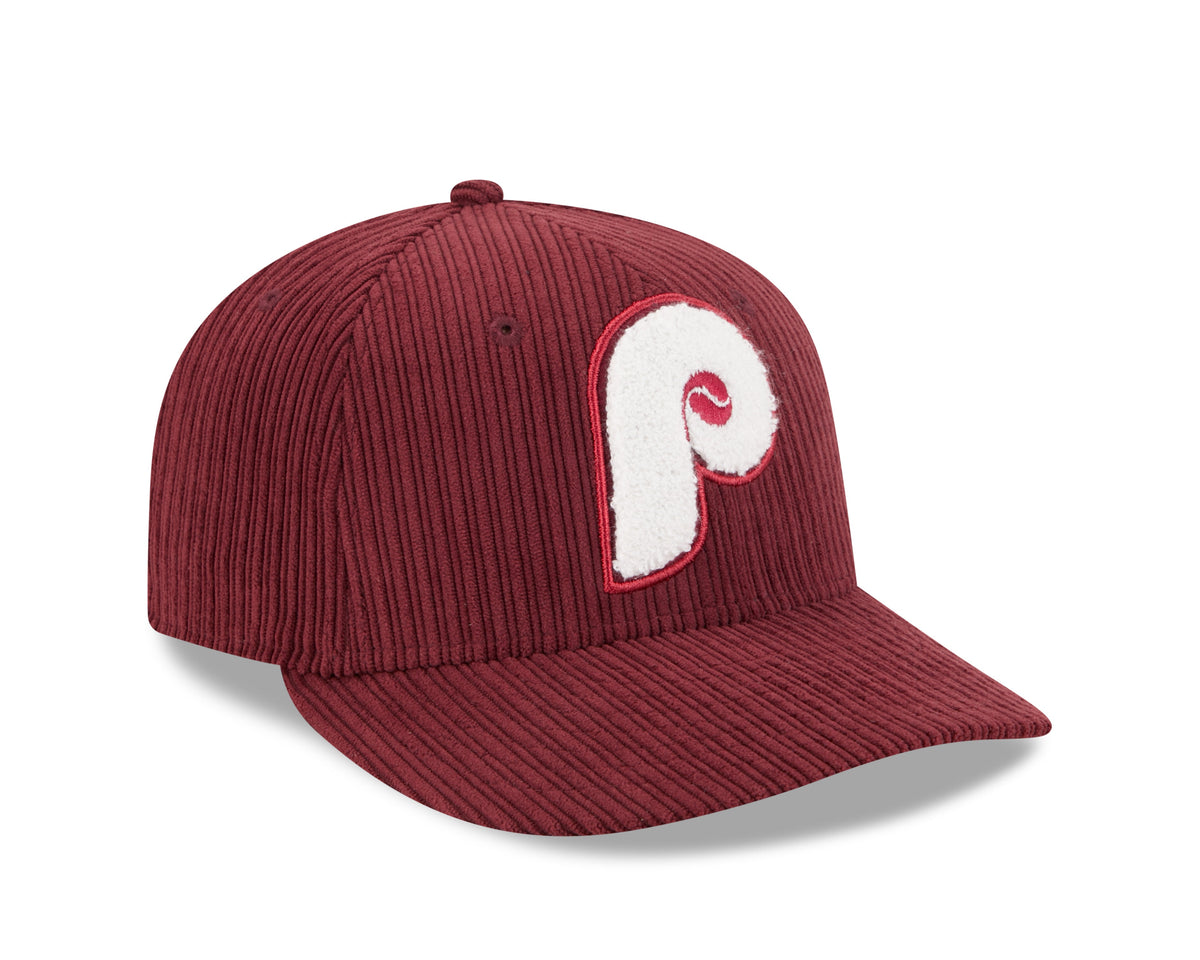 Philadelphia Phillies MLB New Era Men Maroon 59Fifty Cooperstown Chenille Pop Fitted Hat product image 4, provided for