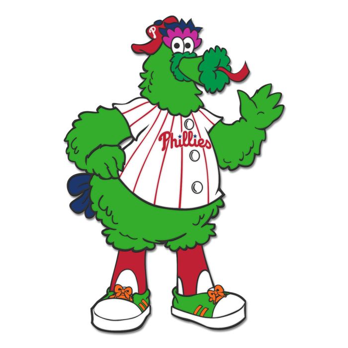 Philadelphia Phillies MLB WinCraft Mascot Collector Enamel Pin product image 1, provided for visual reference and product