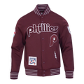 Philadelphia Phillies MLB Pro Standard Men Maroon Cooperstown Game Day Double Knit Jacket product image 1, provided for