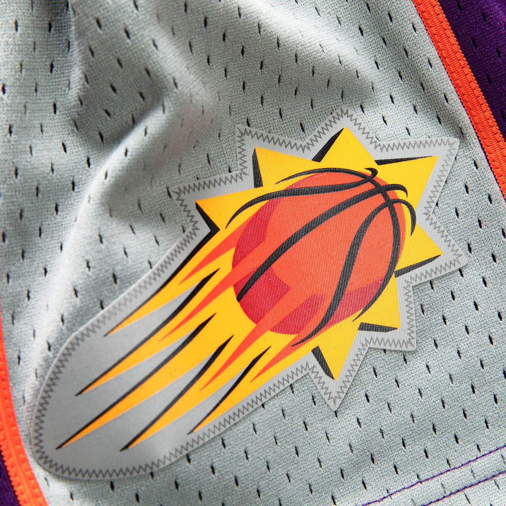 Phoenix Suns NBA Mitchell & Ness Men Purple 2001-02 Hardwood Classics Swingman Shorts product image 3, provided for visual