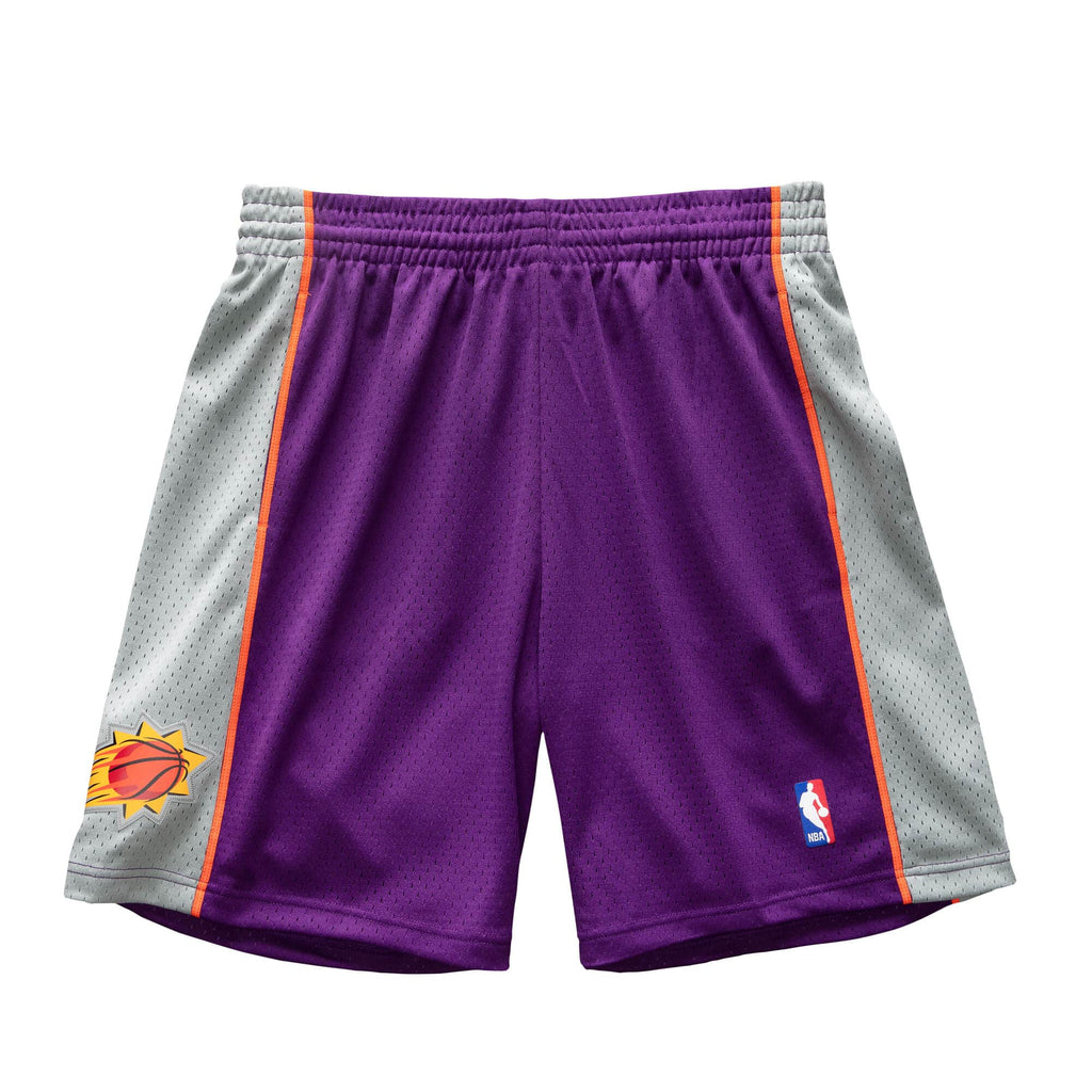 Phoenix Suns NBA Mitchell & Ness Men Purple 2001-02 Hardwood Classics Swingman Shorts product image 1, provided for visual