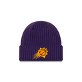 Phoenix Suns NBA New Era Men Purple Core Classic Cuff Knit Beanie product image 1, provided for visual reference and product