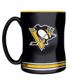 Pittsburgh Penguins NHL TSV 14oz Black Sculpted Mug product image 1, provided for visual reference and product detail review