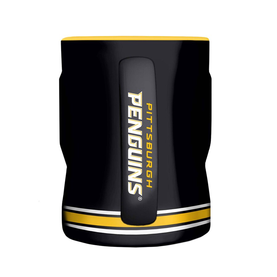 Pittsburgh Penguins NHL TSV 14oz Black Sculpted Mug product image 2, provided for visual reference and product detail review