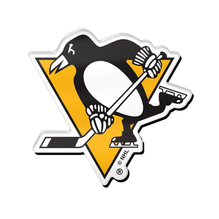 Pittsburgh Penguins NHL WinCraft Acrylic Pin product image 1, provided for visual reference and product detail review