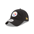 Pittsburgh Steelers NFL New Era Men Black 9Twenty Core Classic Adjustable Hat product image 1, provided for visual reference
