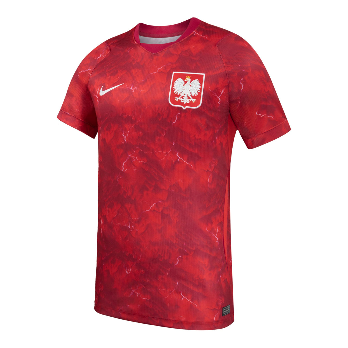Poland National Team FIFA Nike Men Red 2026 Away Stadium Replica Jersey product image 1, provided for visual reference and