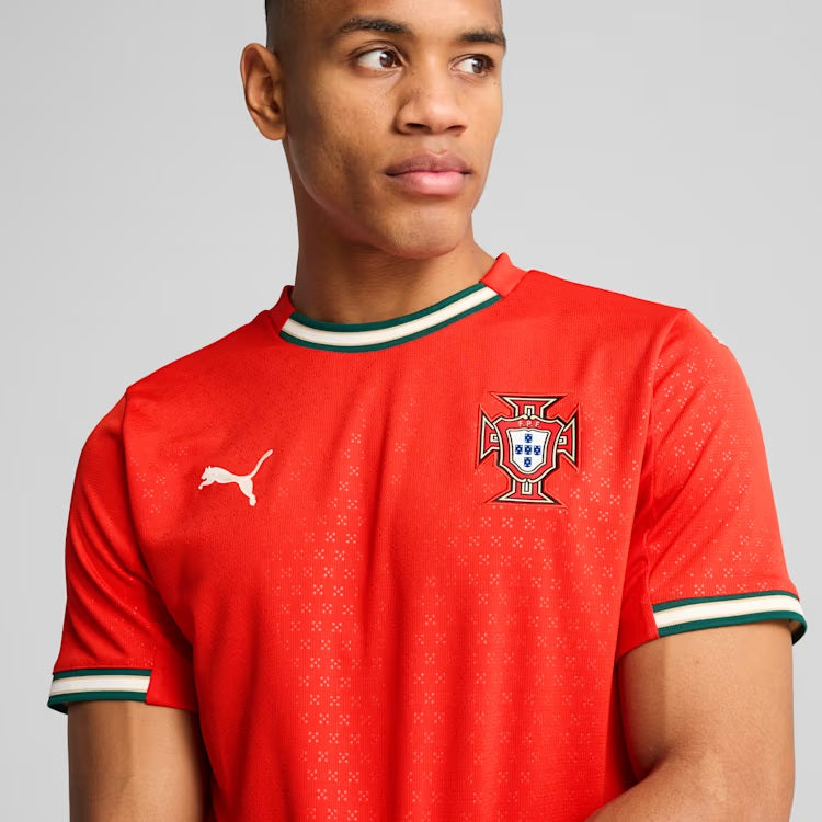Portugal National Team FIFA Puma Men Red 2024/25 Replica Jersey product image 3, provided for visual reference and product
