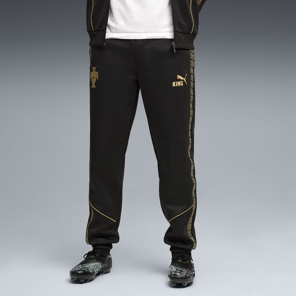 Portugal National Team FIFA Puma Men Black 2025/26 Special Edition Eusébio King Pre-match Pants product image 4, provided