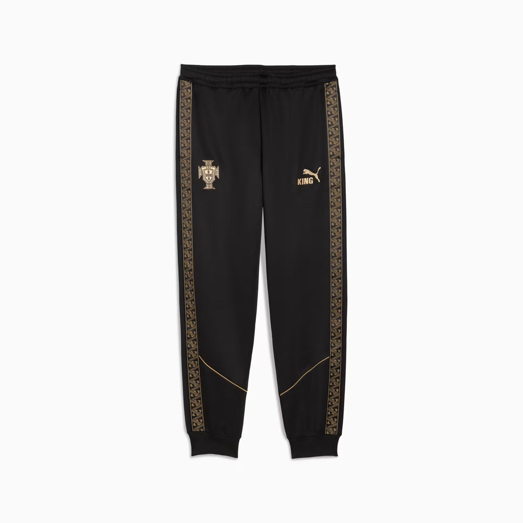 Portugal National Team FIFA Puma Men Black 2025/26 Special Edition Eusébio King Pre-match Pants product image 1, provided