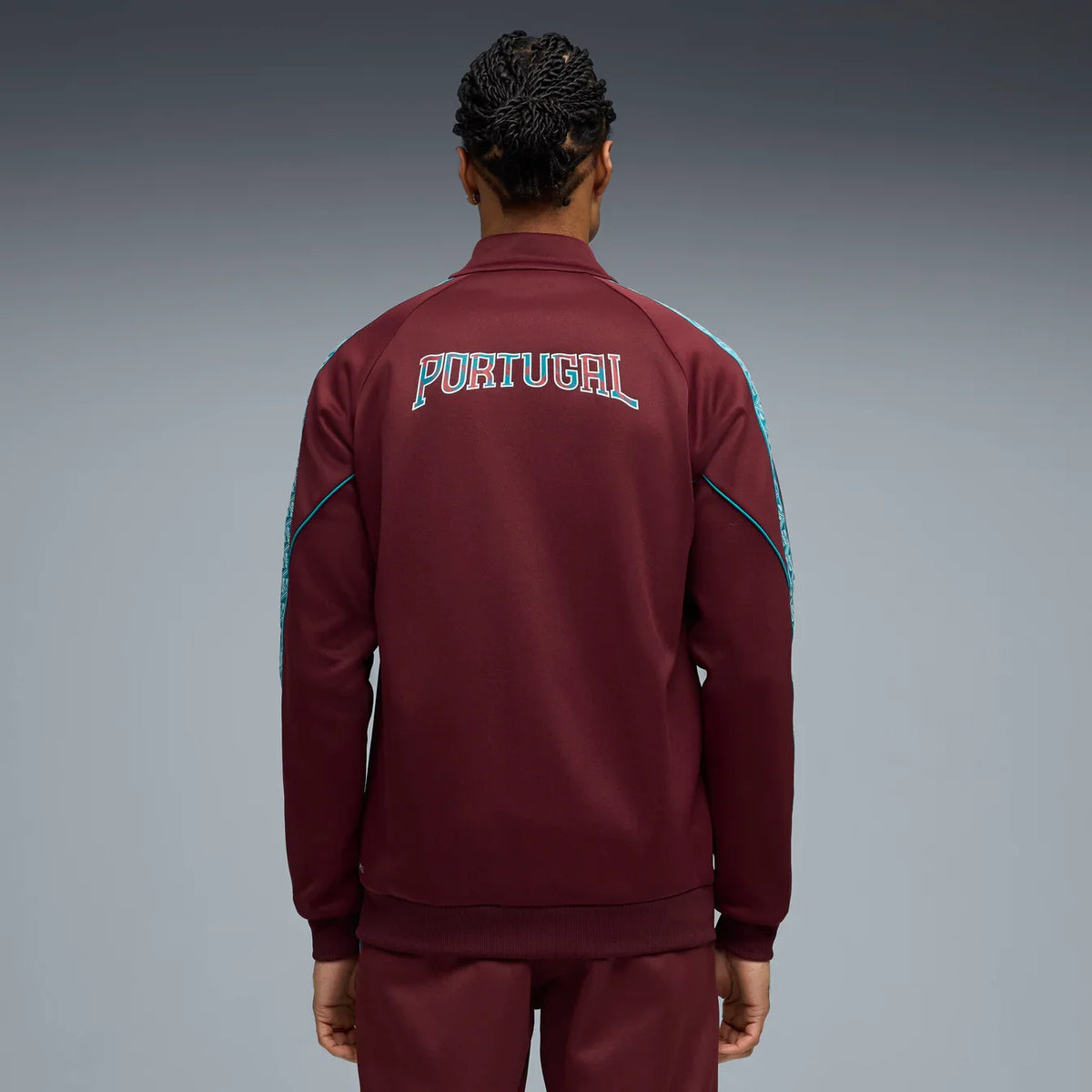 Portugal National Team FIFA Puma Men Burgundy 2026 King Anthem Jacket product image 5, provided for visual reference and