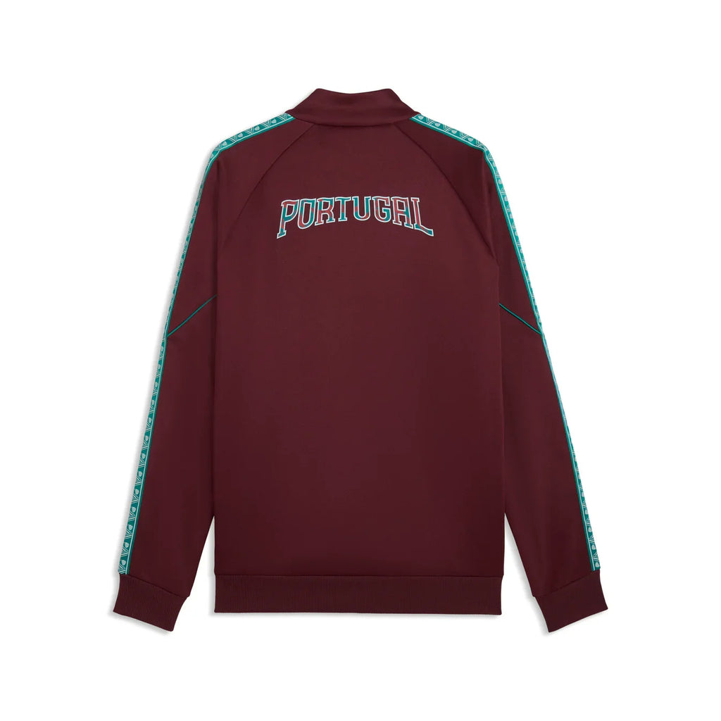 Portugal National Team FIFA Puma Men Burgundy 2026 King Anthem Jacket product image 2, provided for visual reference and