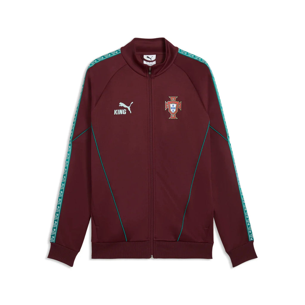 Portugal National Team FIFA Puma Men Burgundy 2026 King Anthem Jacket product image 1, provided for visual reference and