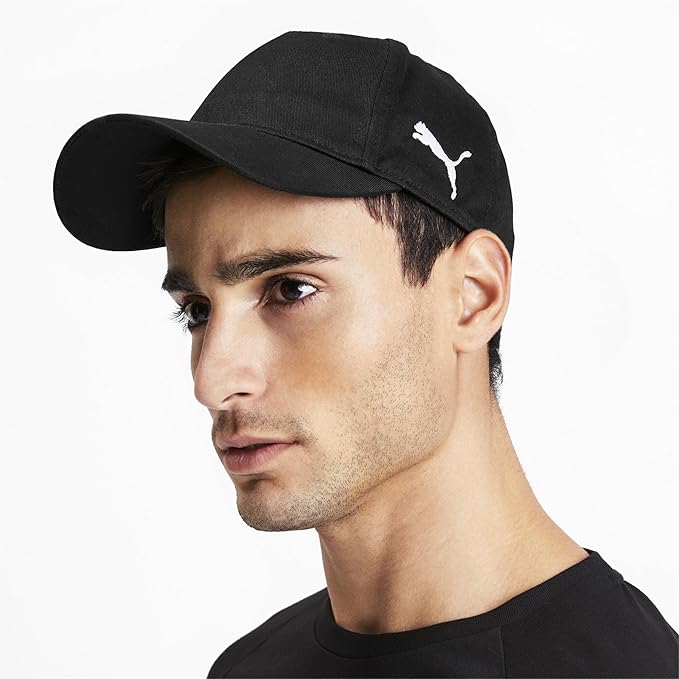 Puma Men Black Liga Stretch Fit Hat product image 3, provided for visual reference and product detail review