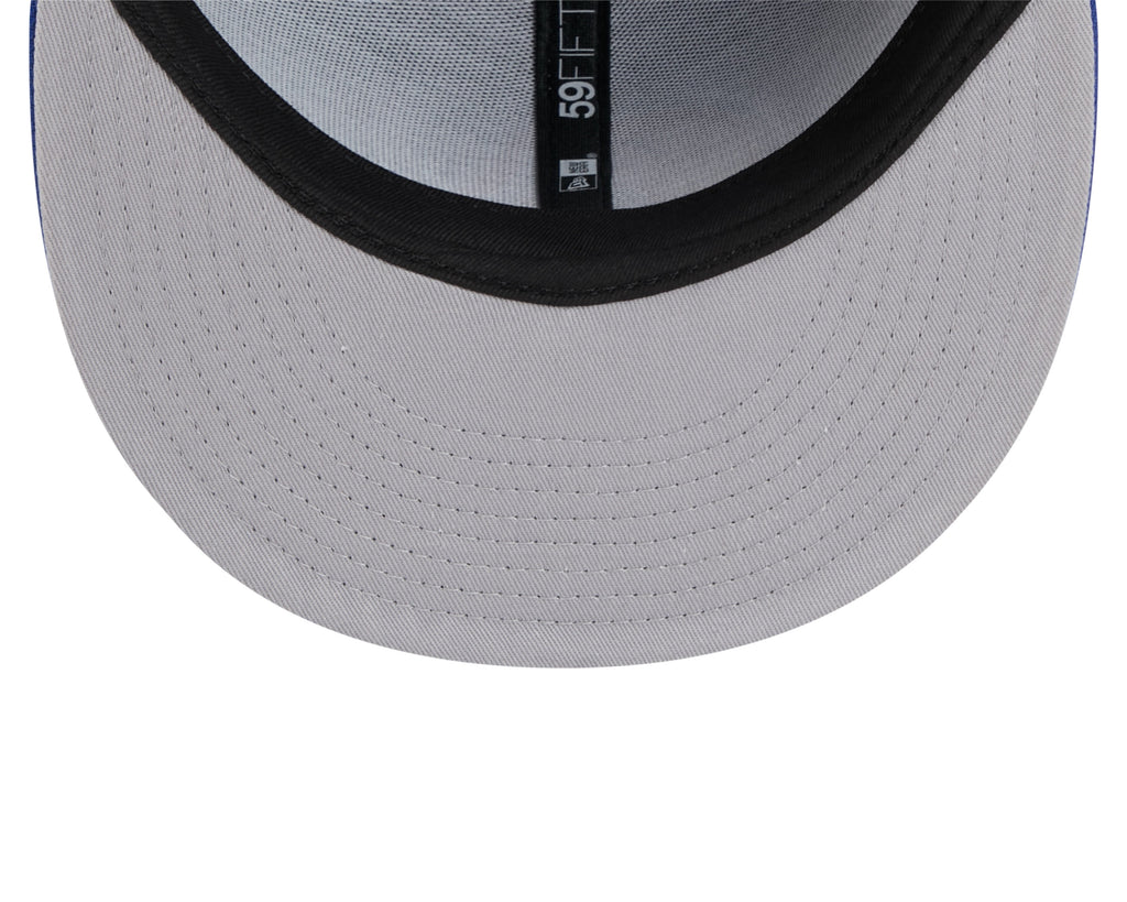 Quebec Nordiques NHL New Era Men Royal Blue 59Fifty Core Fitted Hat product image 7, provided for visual reference and